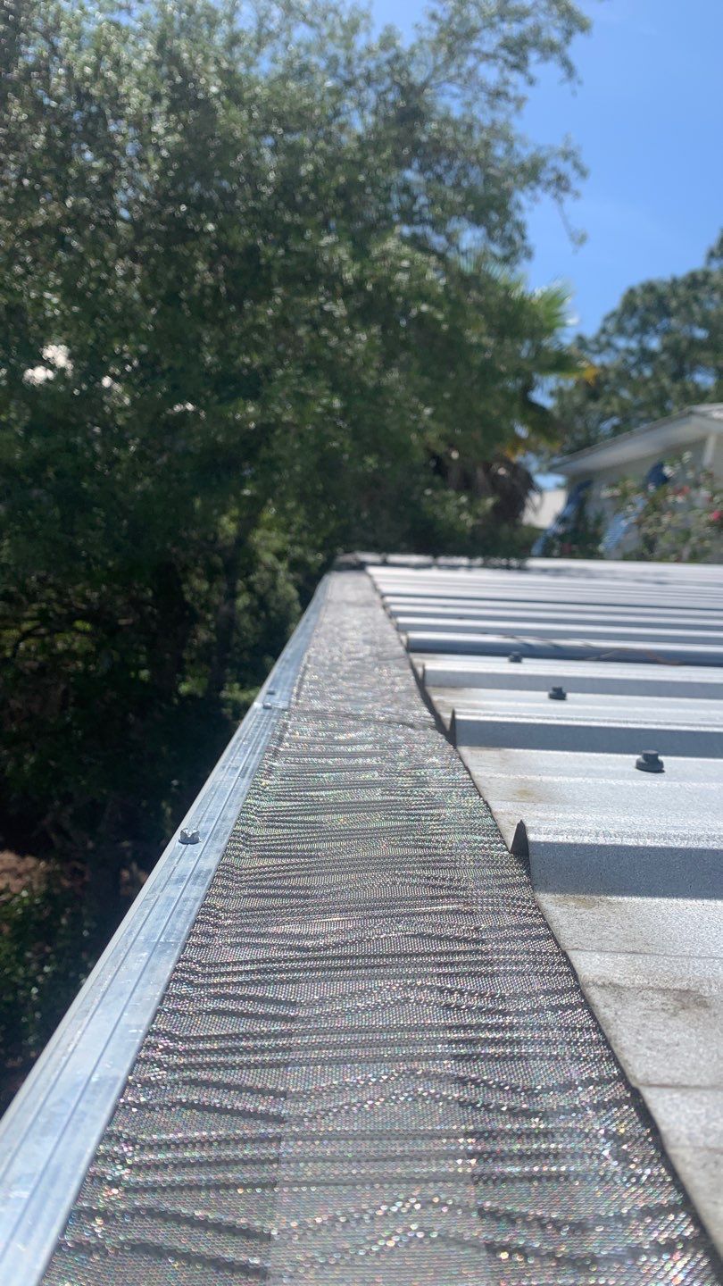 leaf guards Seamless gutters Panama City Beach, Fl